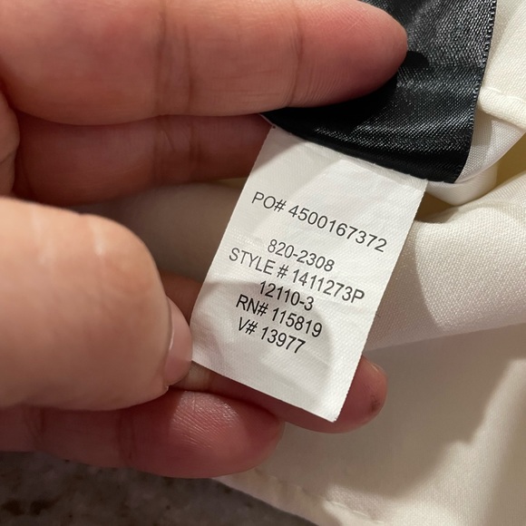 $15 Skirts-Worthington Women’s Cream Skirt, Style 1411273P, Size 6 - Picture 6 of 6